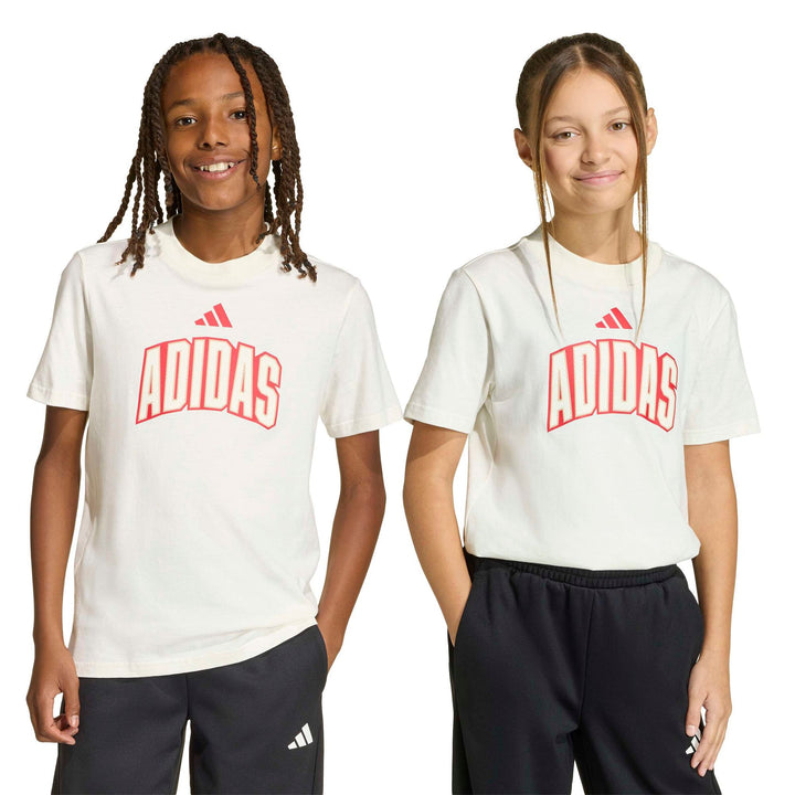 adidas J Std Gfx Tee - owhite/purrub