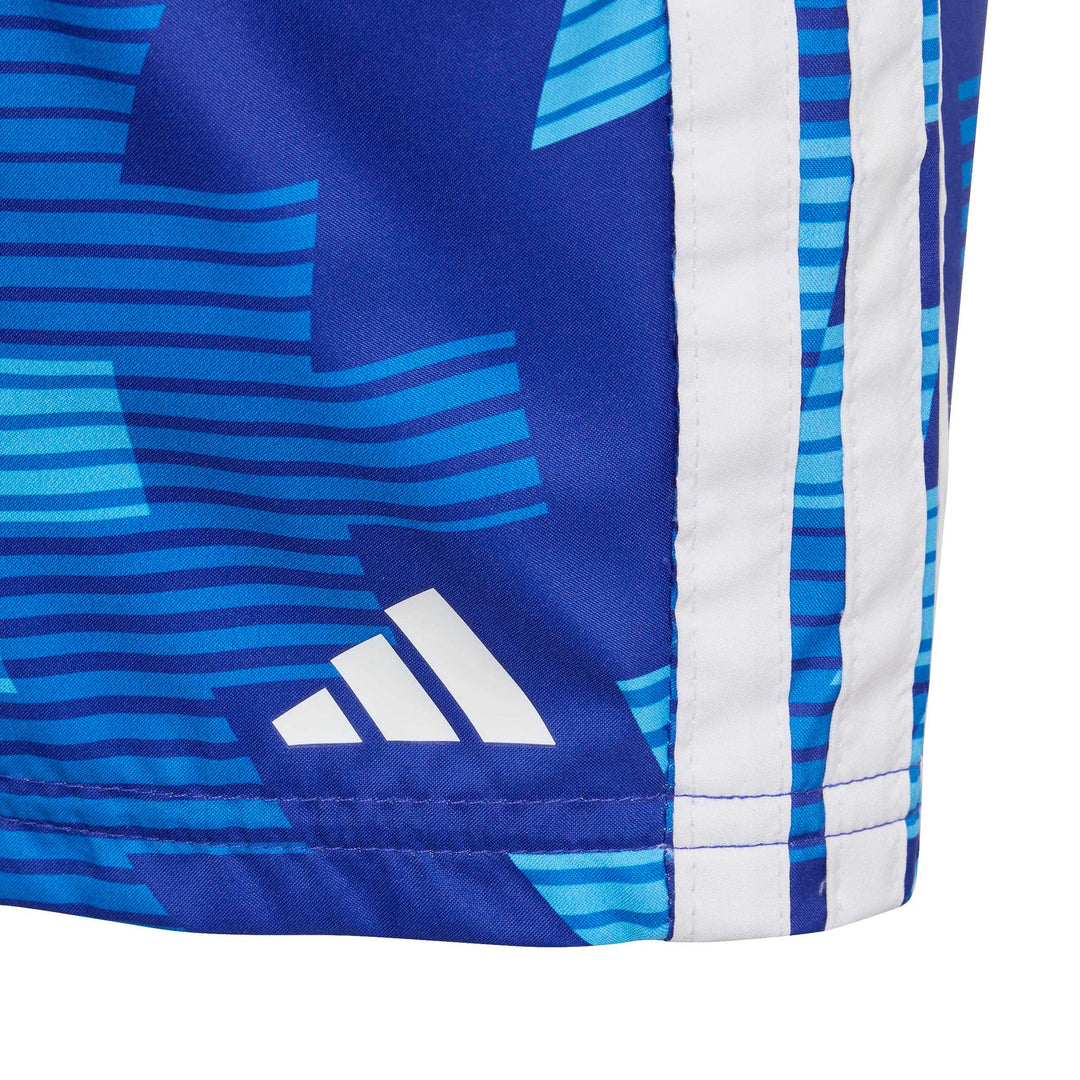 adidas Fb Aop Sh 5In Y Kinder - lucblu/white