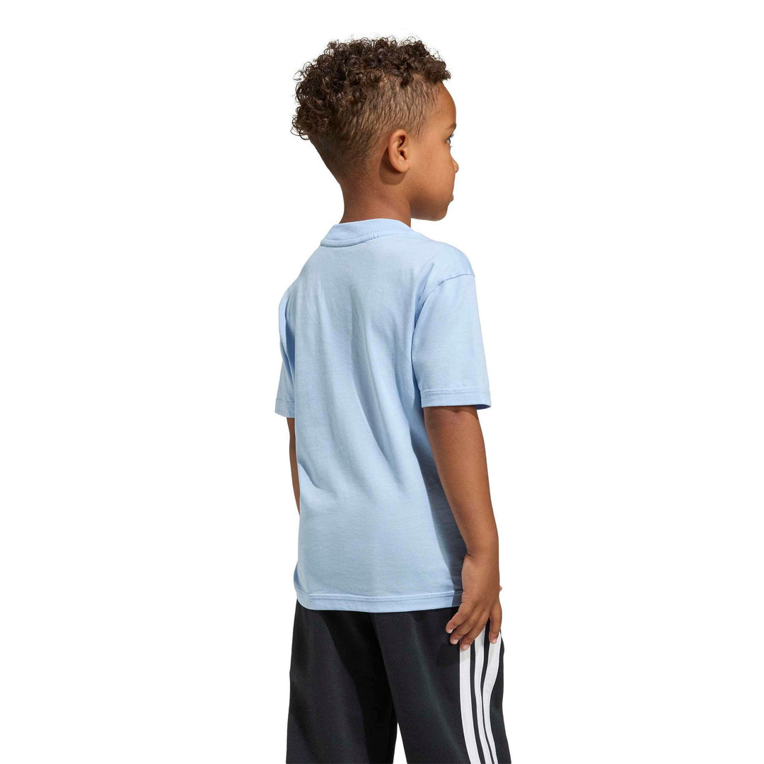 adidas Lk Bl Tee 160 - globlu/white