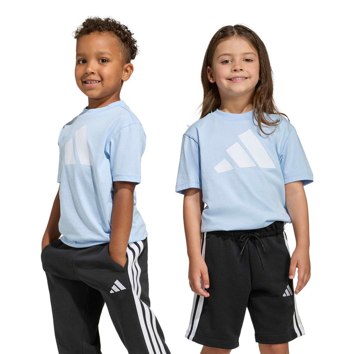 adidas Lk Bl Tee 160 - globlu/white