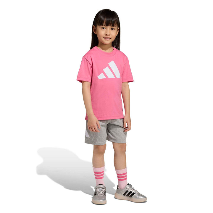 adidas Lk Bl T-Set 160 - pnkfus/white