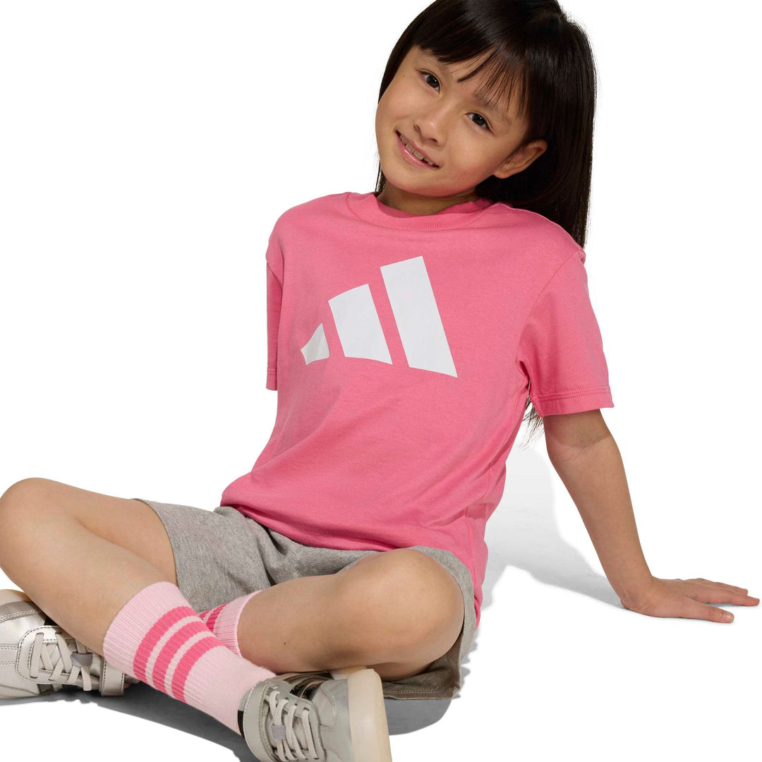 adidas Lk Bl T-Set 160 - pnkfus/white