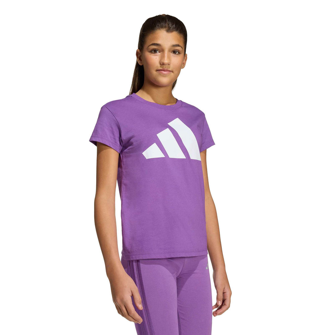 adidas Jg Bl Tee 160 - actpur/white