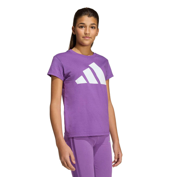 adidas Jg Bl Tee 160 - actpur/white