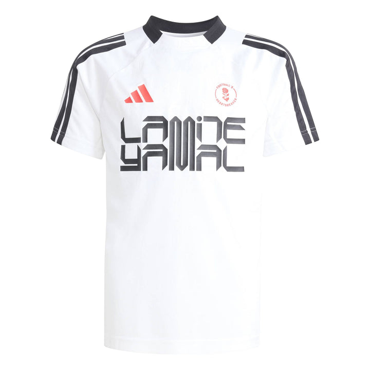 adidas Ly Hot Tee Y Kinder - white