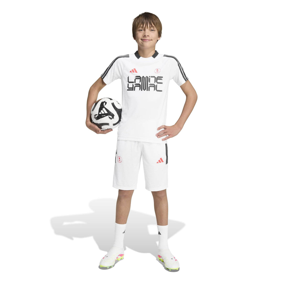 adidas Ly Hot Tee Y Kinder - white