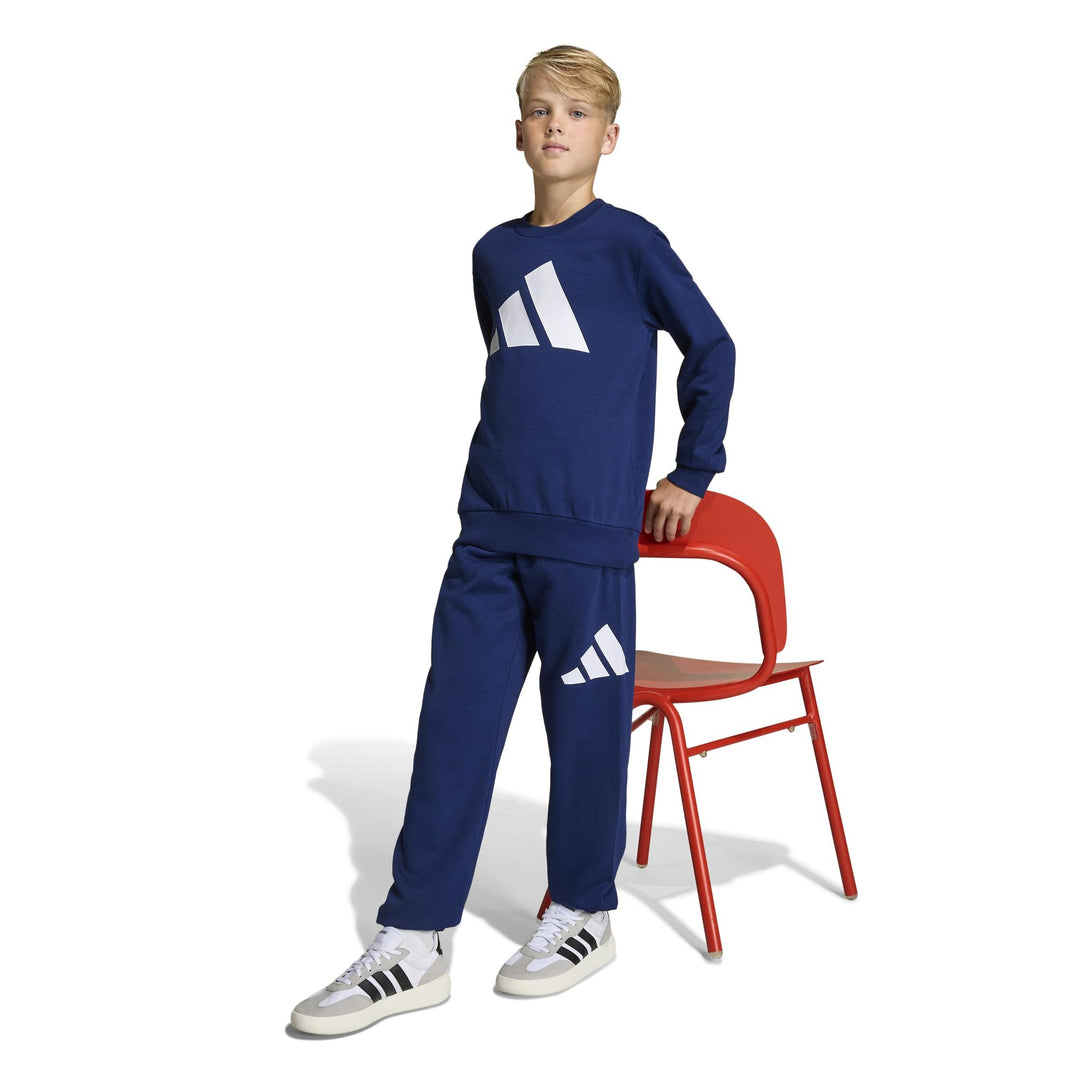adidas J Bl Fl Jog 240 - dkblue/white