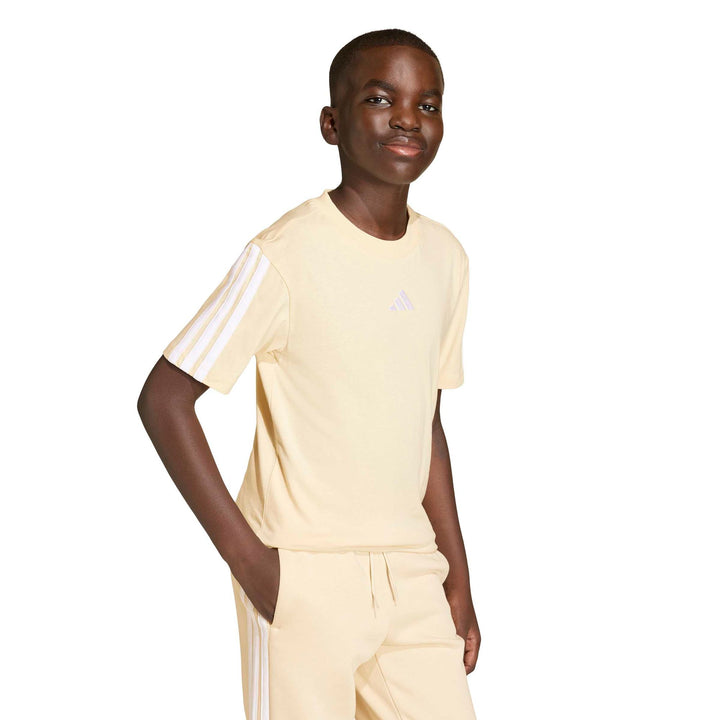 adidas J 3S Tee 160 - crli/white