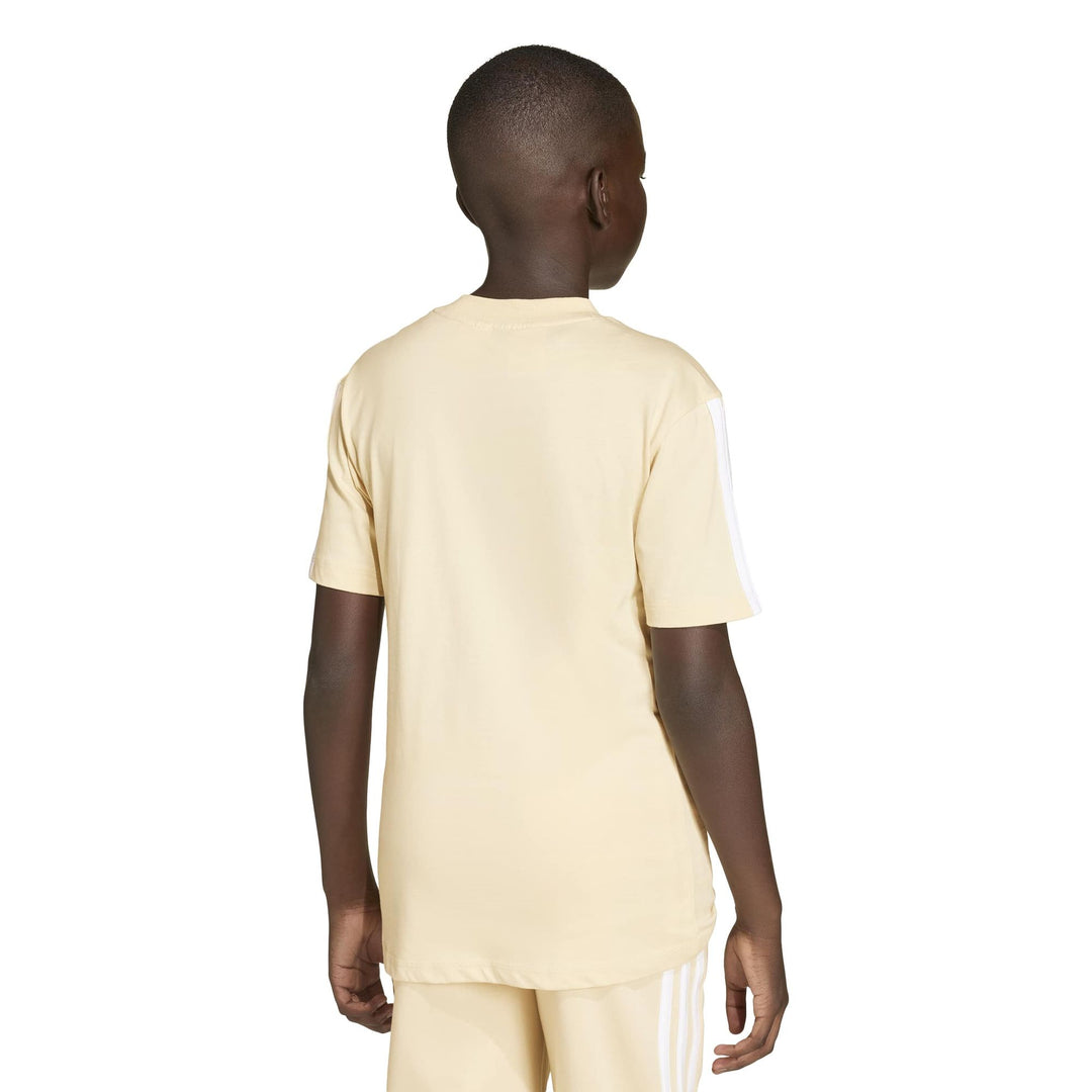 adidas J 3S Tee 160 - crli/white