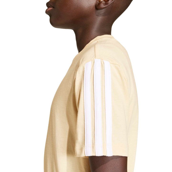adidas J 3S Tee 160 - crli/white