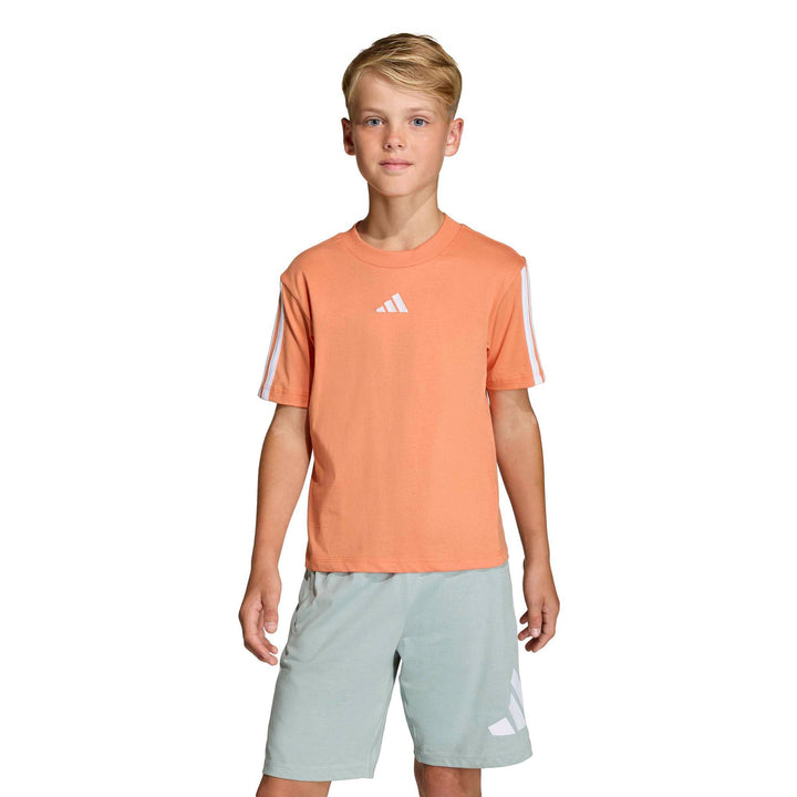 adidas J 3S Tee 160 - duor/white