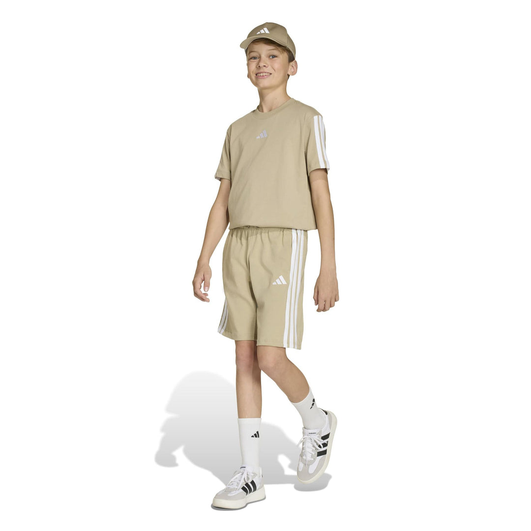 adidas J 3S Tee 160 - woca/white