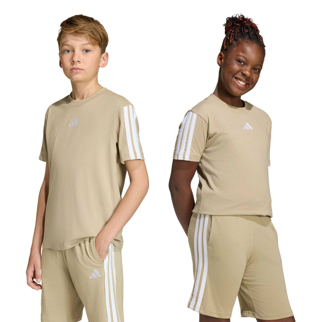 adidas J 3S Tee 160 - woca/white