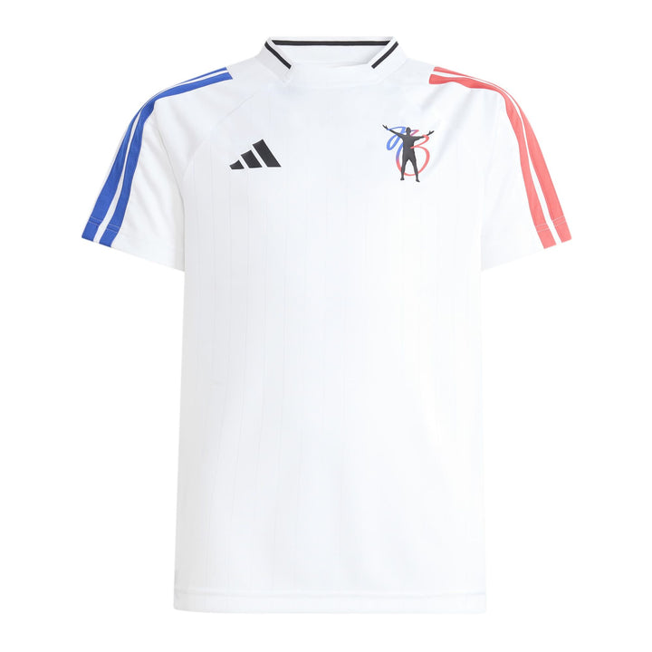 adidas Jb Hot Tee Y Kinder - white