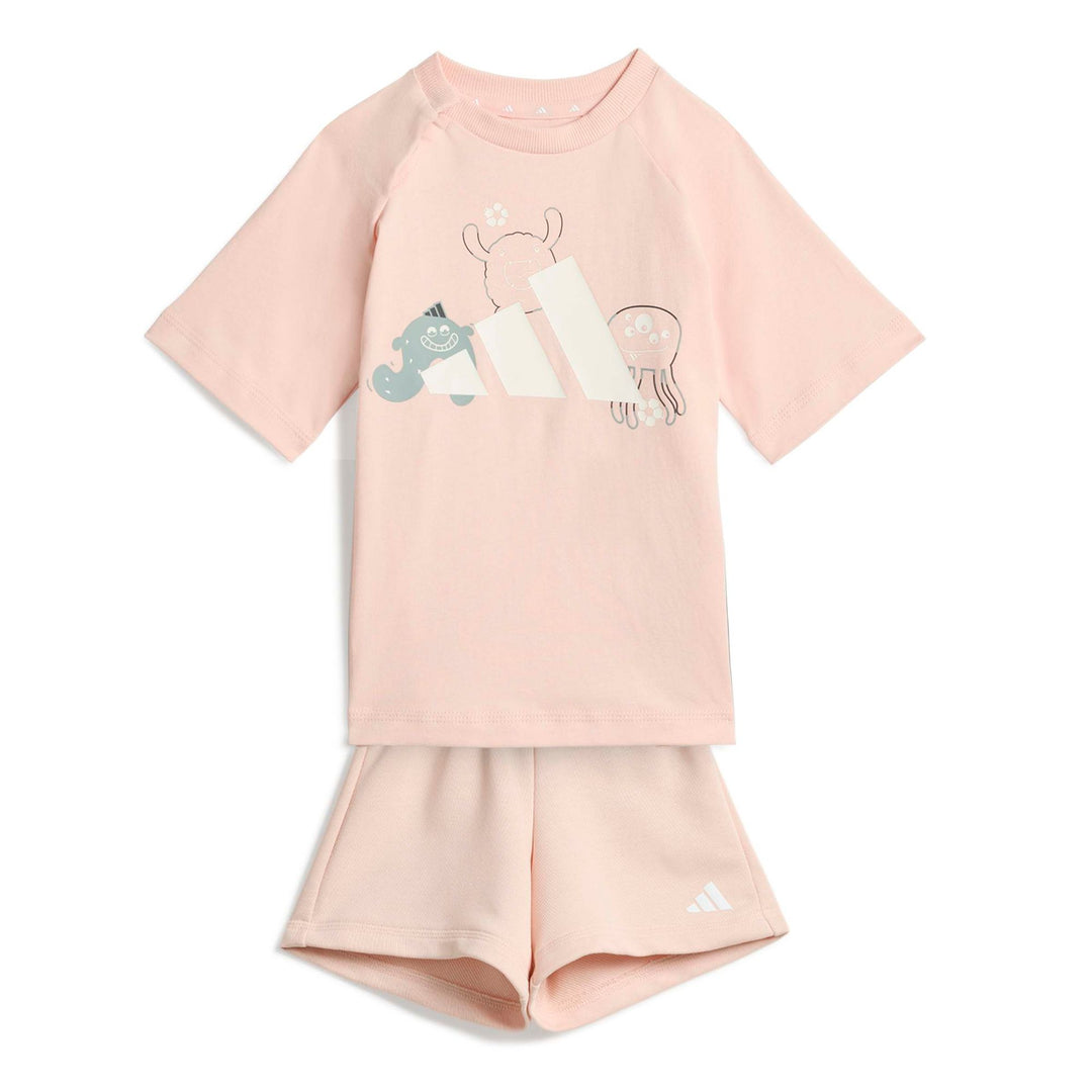 adidas I Trnstr T Set - blupnk/white