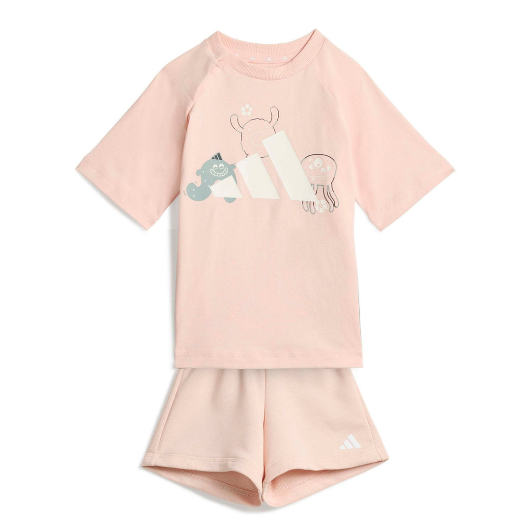 adidas I Trnstr T Set - blupnk/white