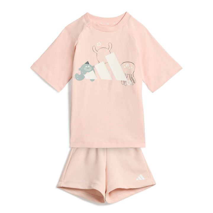 adidas I Trnstr T Set - blupnk/white