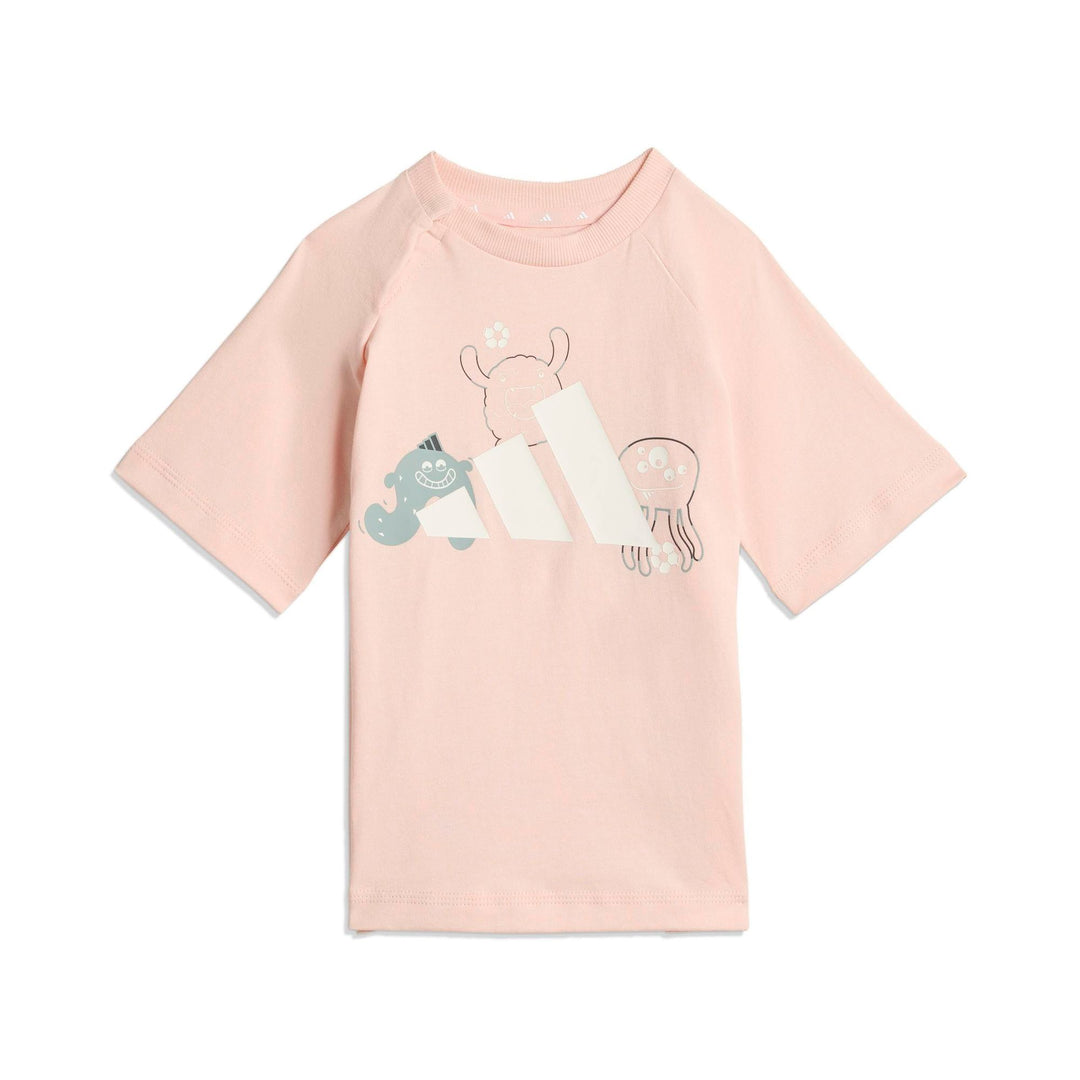 adidas I Trnstr T Set - blupnk/white