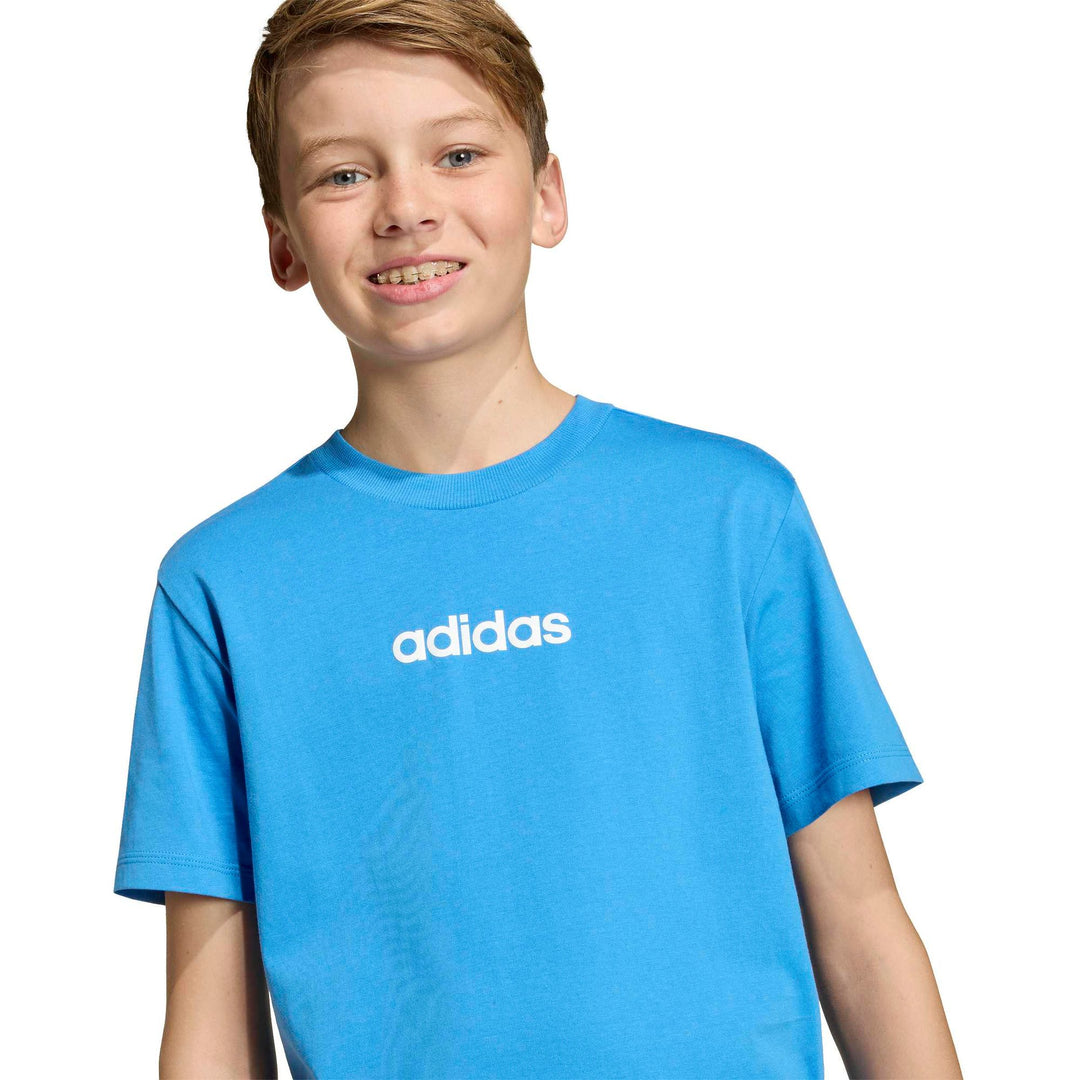 adidas J Lin Tee 160 - rayblu/white