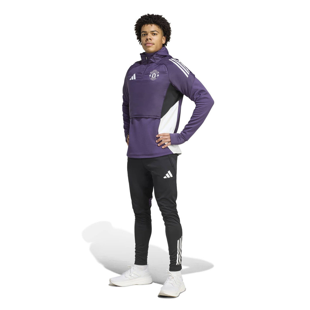 adidas Mufc Wintop - aurplu/white/black