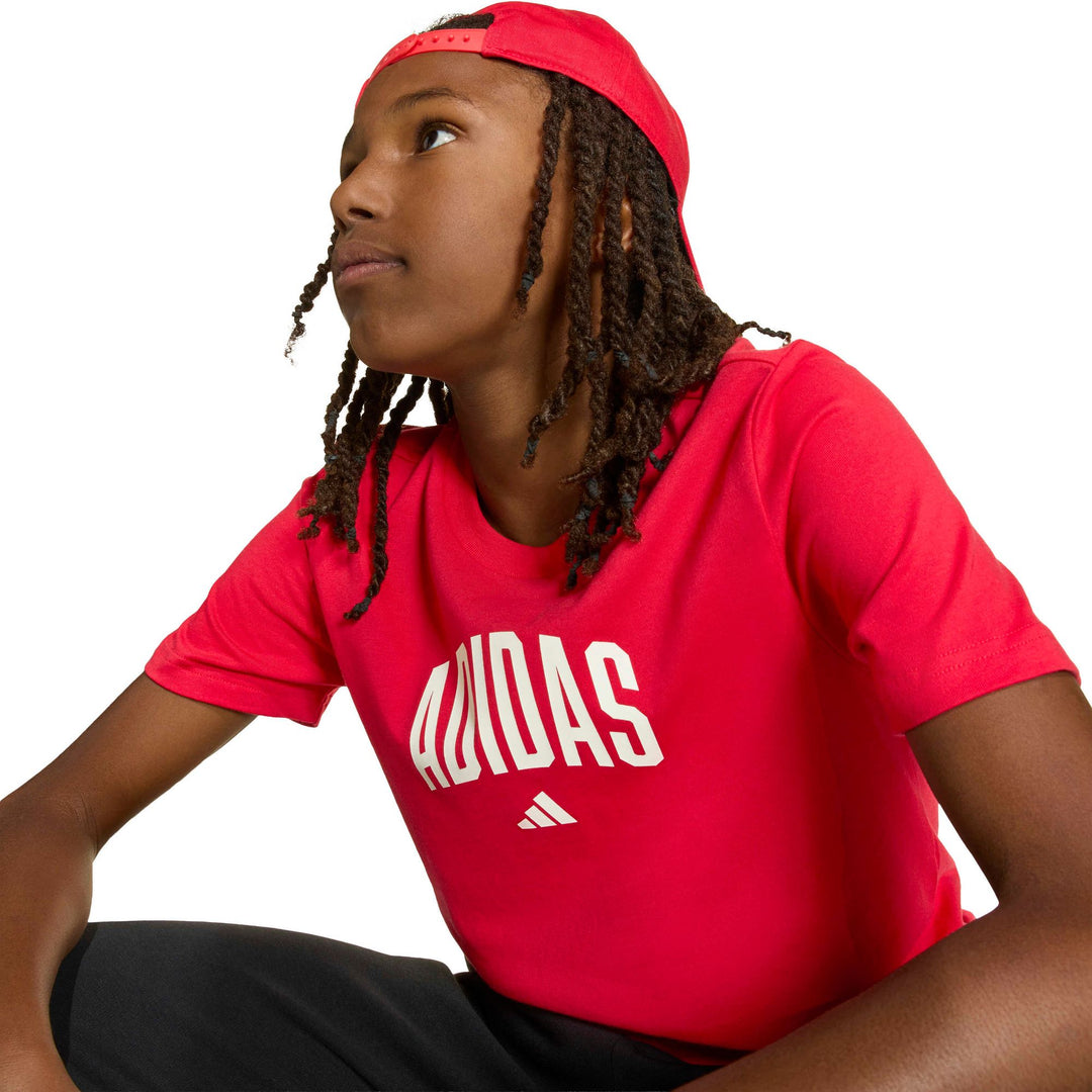 adidas J Colleg T - purrub/owhite