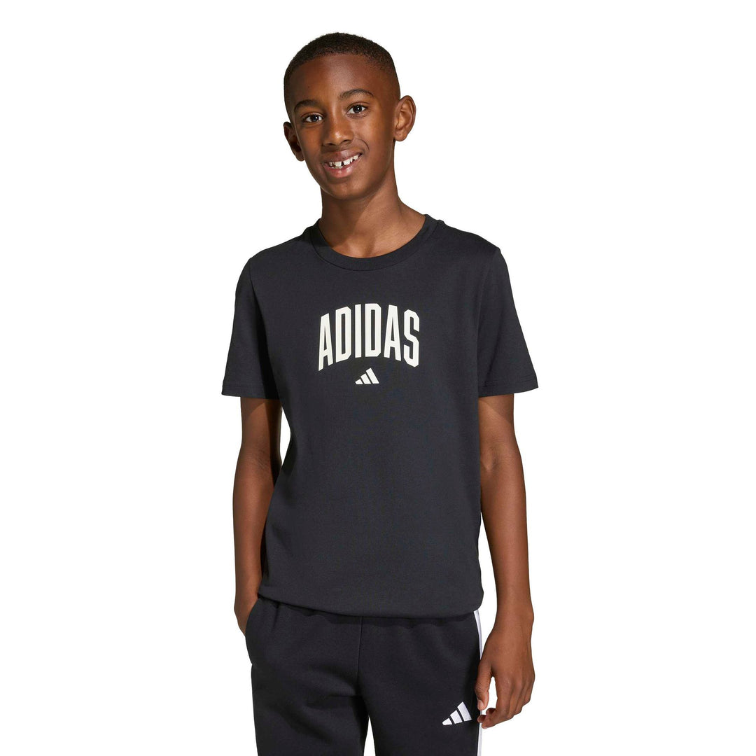 adidas J Colleg T - black/owhite
