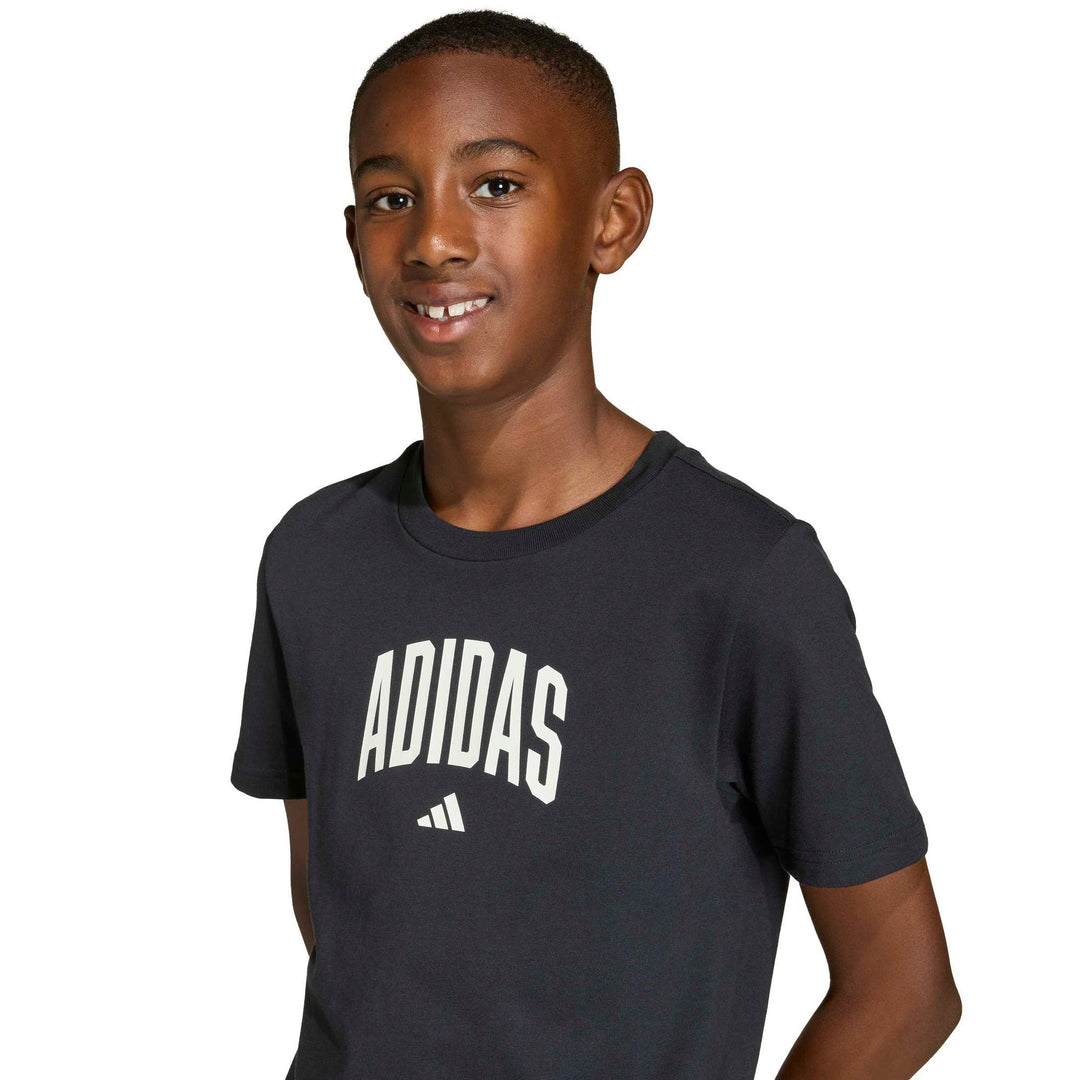 adidas J Colleg T - black/owhite