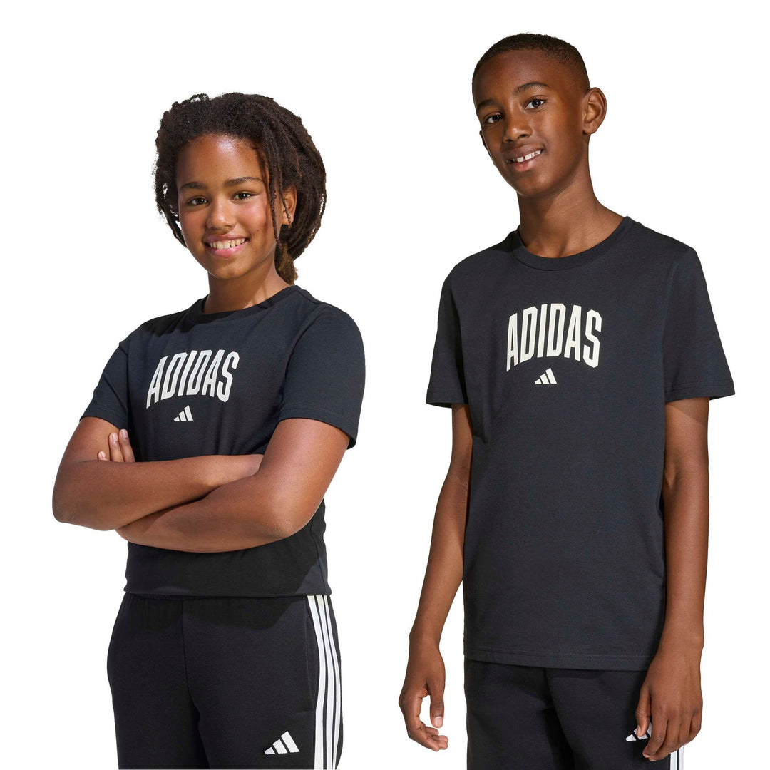 adidas J Colleg T - black/owhite