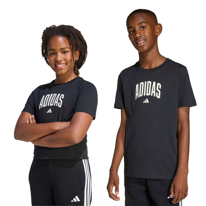 adidas J Colleg T - black/owhite