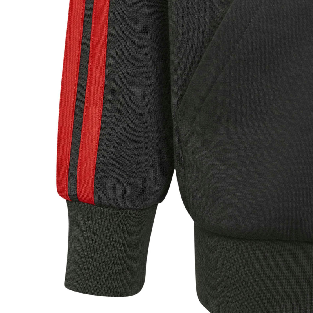 adidas Au Dna Fz Hd Y Kinder - utiblk
