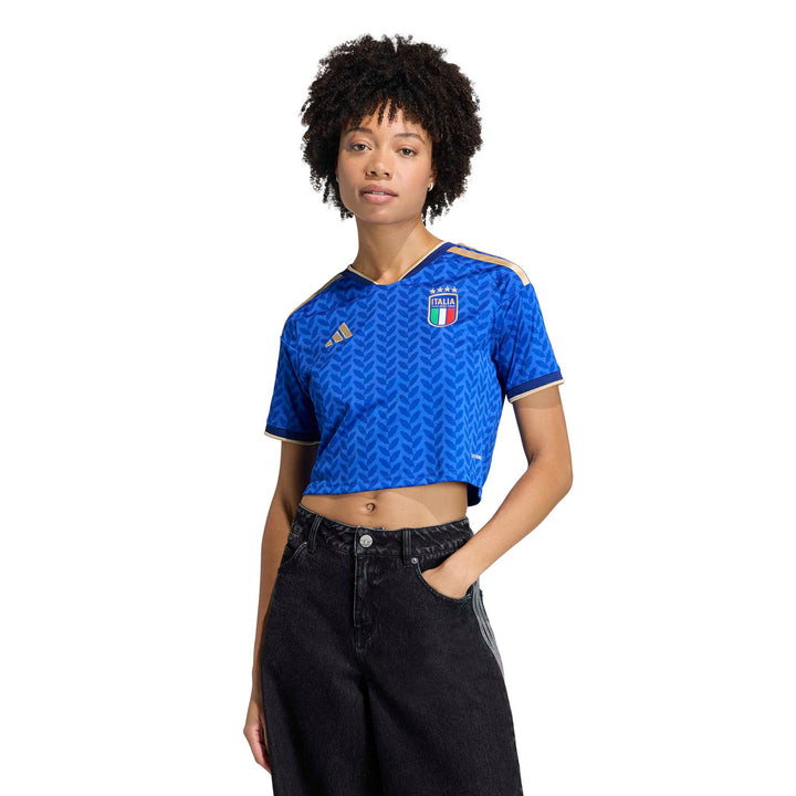 adidas Figc H Jsy Crow - boblue