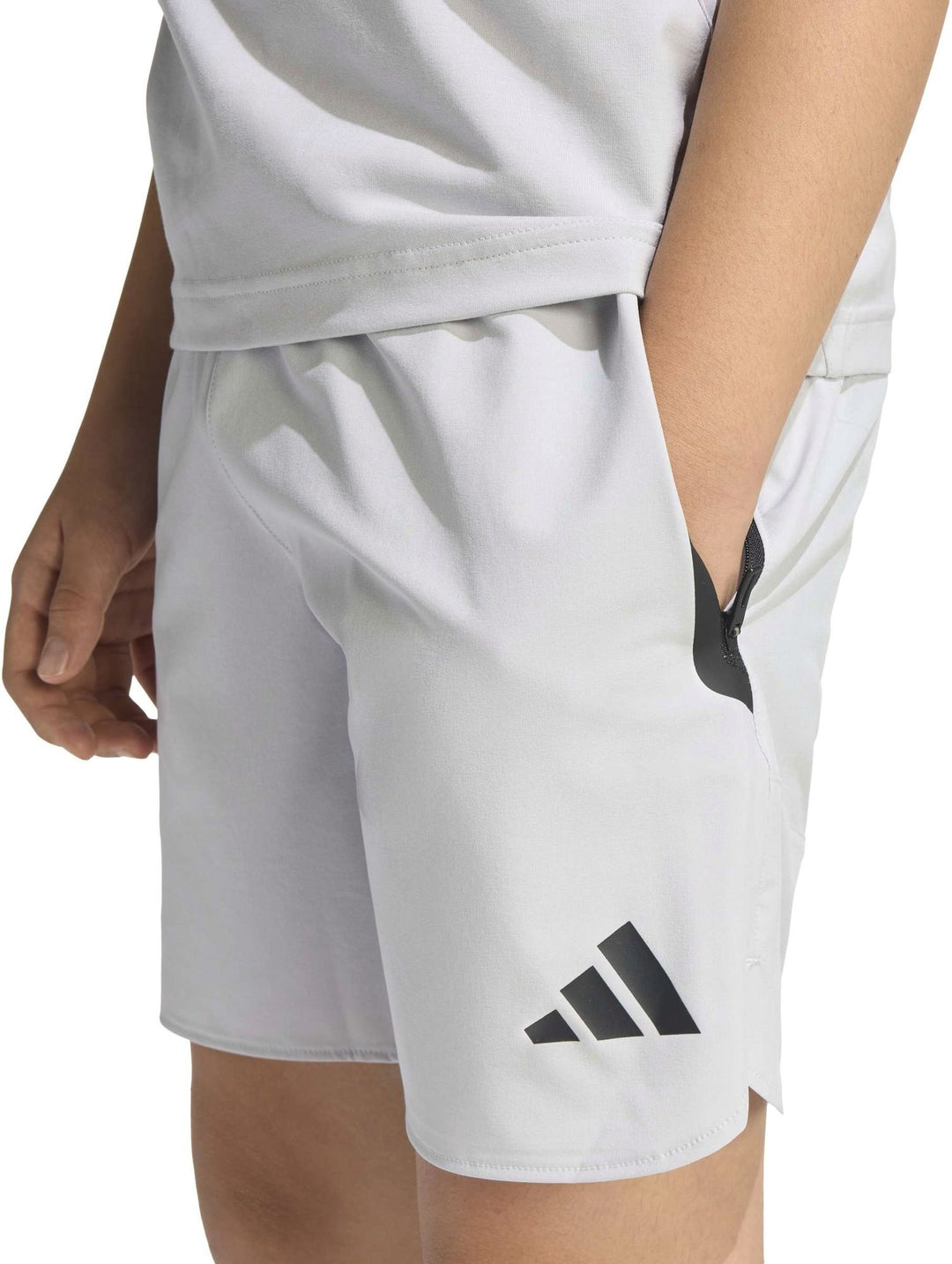 adidas Tt Shorts Y Kinder - tmlggr/black