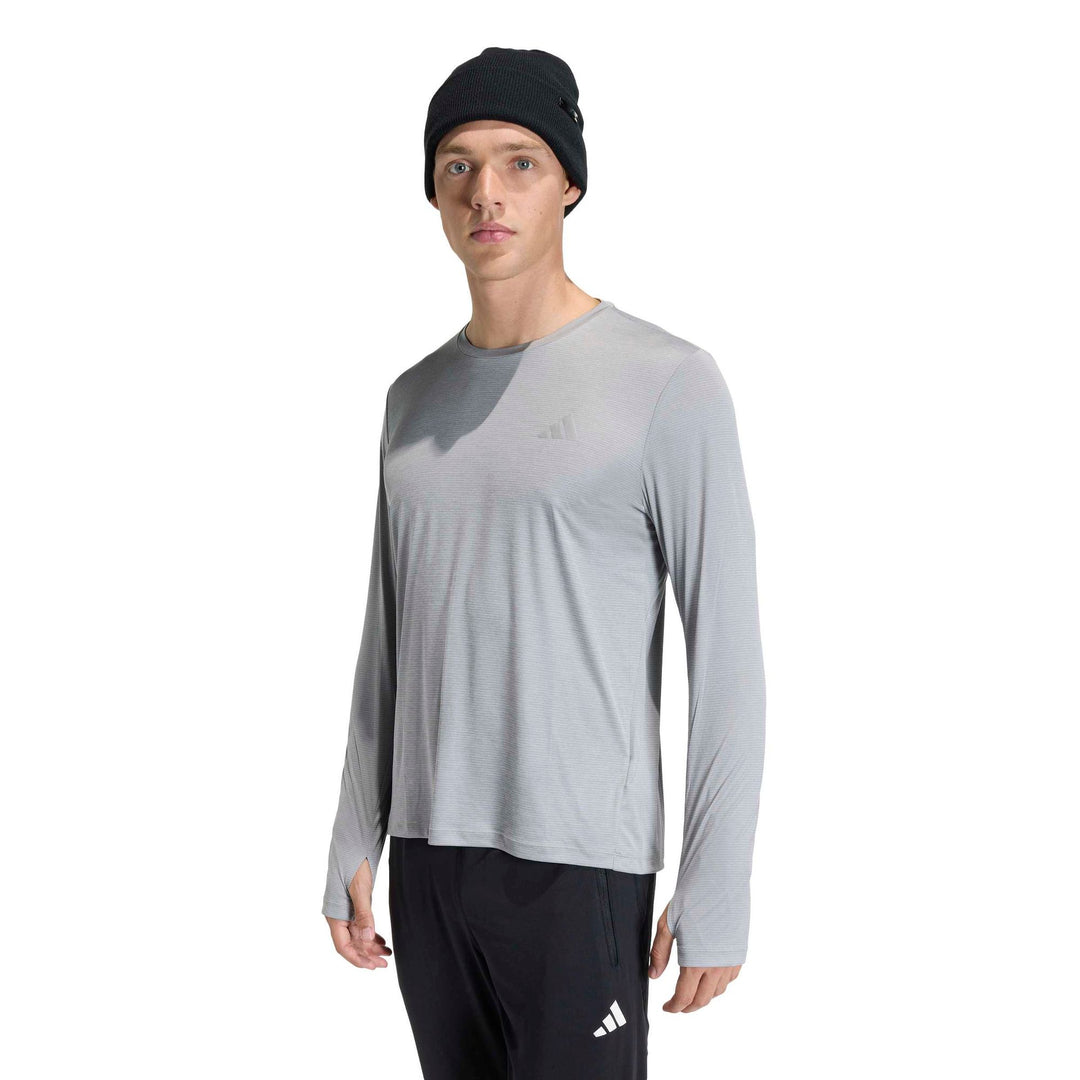 adidas Run Ess Ls M - mgreyh