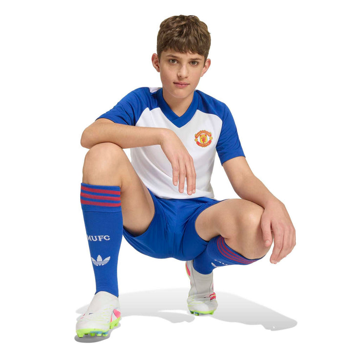 adidas Mufc A Preshi Y Kinder - white/royblu
