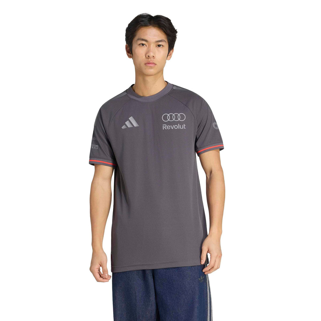 adidas Au Dr Jsy Ss Am - grestr/ironmt