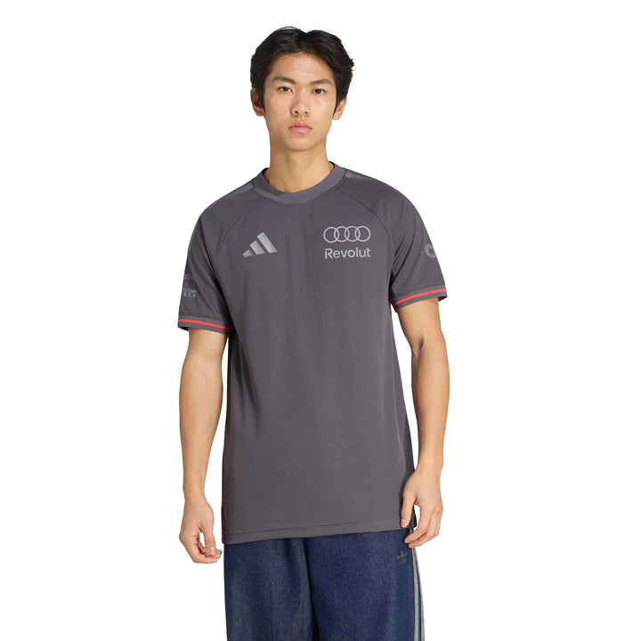adidas Au Dr Jsy Ss Am - grestr/ironmt