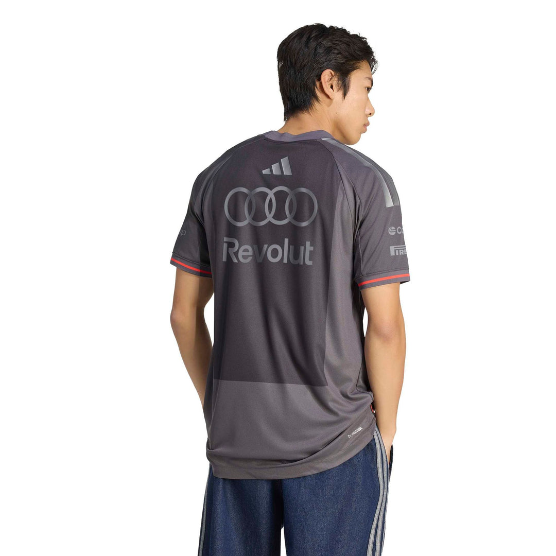 adidas Au Dr Jsy Ss Am - grestr/ironmt