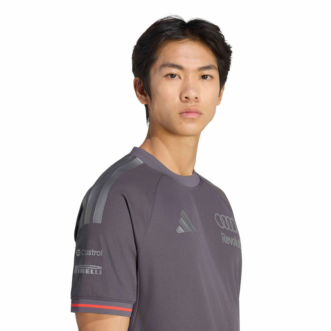 adidas Au Dr Jsy Ss Am - grestr/ironmt