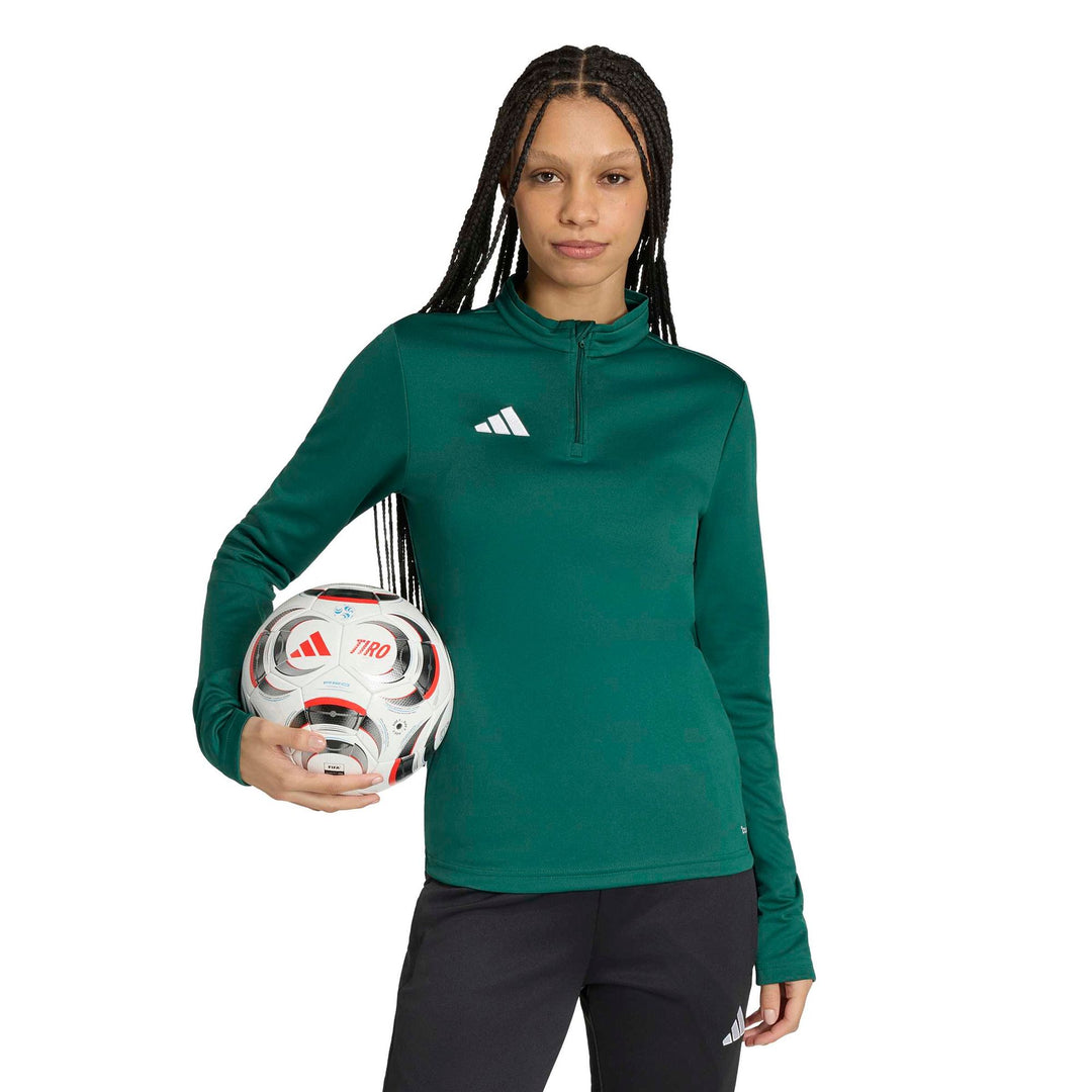 adidas Entrada 26 Tr Top W - drkgrn/white