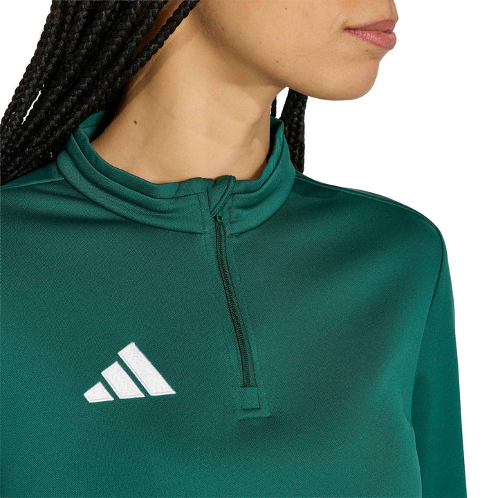 adidas Entrada 26 Tr Top W - drkgrn/white