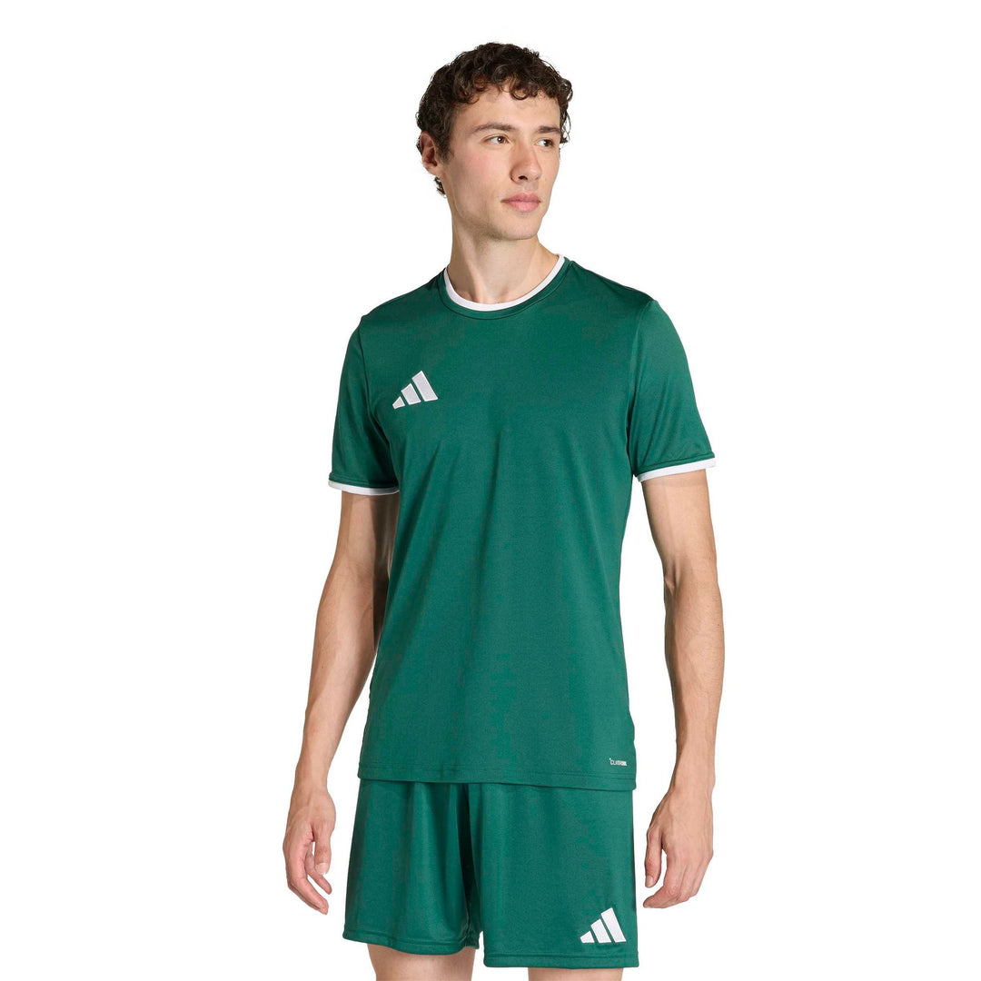 adidas Entrada 26 Jsy - drkgrn/white