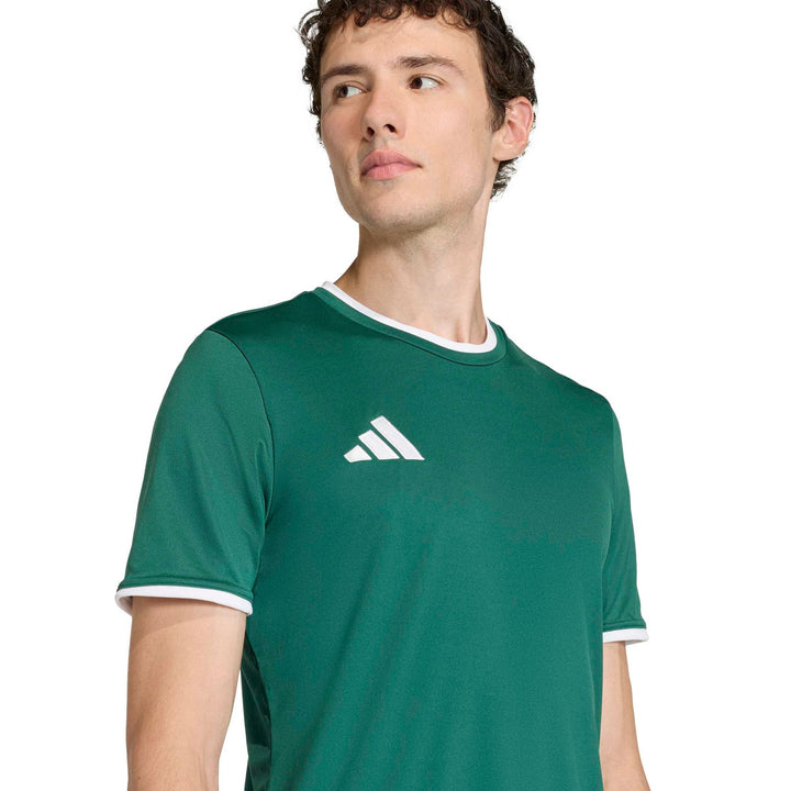 adidas Entrada 26 Jsy - drkgrn/white