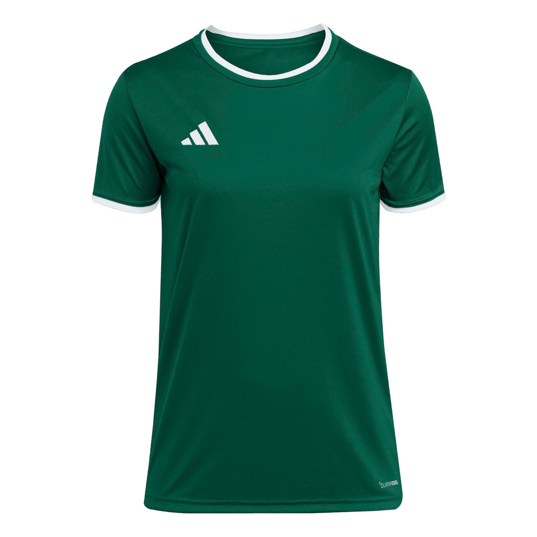 adidas Entrada 26 Jsy W - drkgrn/white
