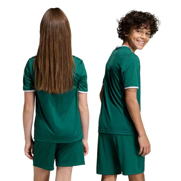 adidas Entrada 26 Jsy Y Kinder - drkgrn/white