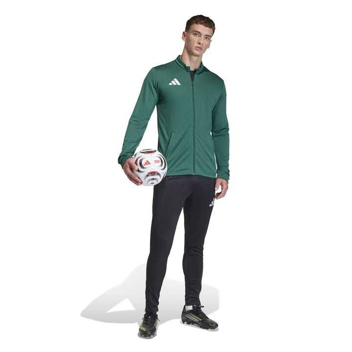 adidas Entrada 26 Tk Jacke - drkgrn/white