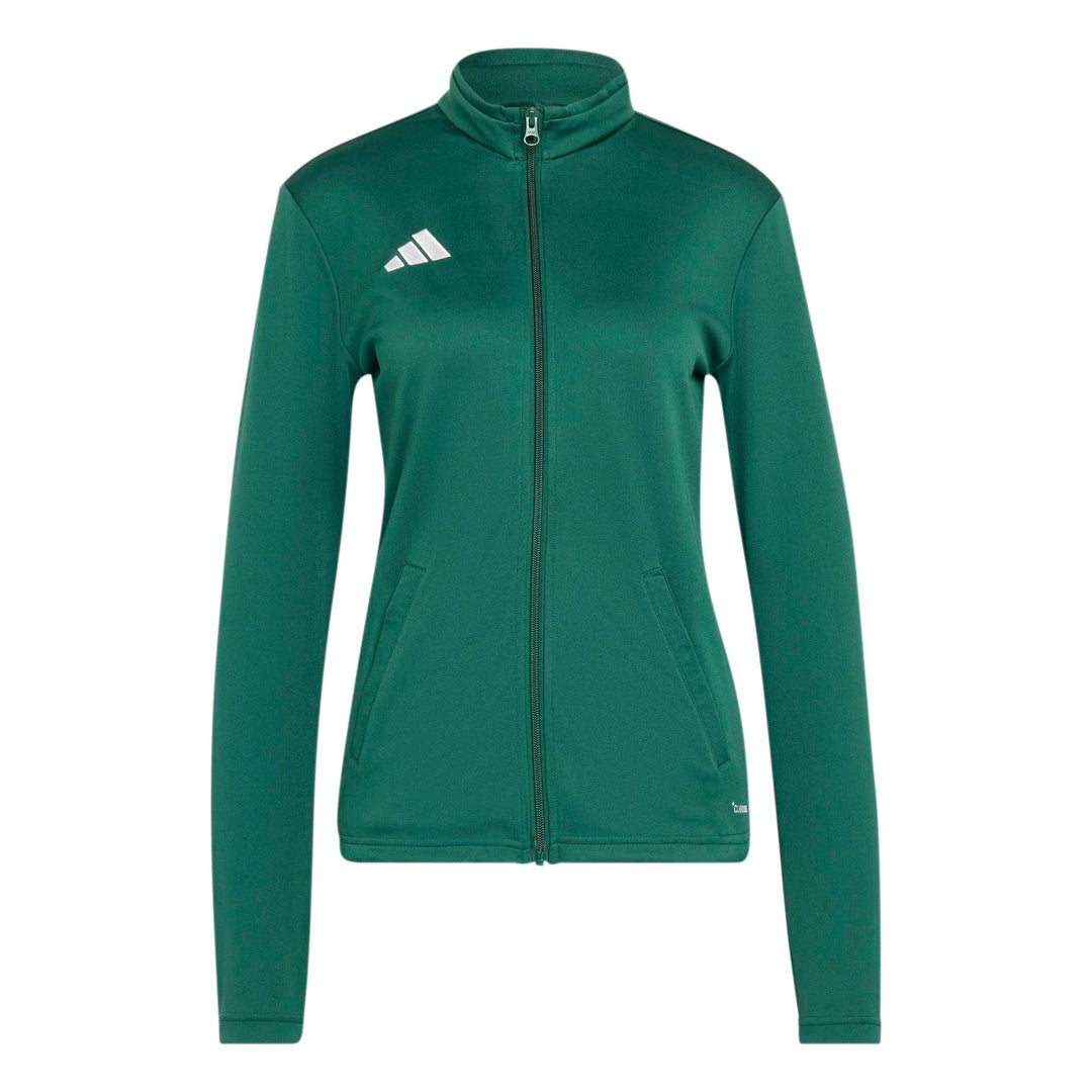 adidas Entrada 26 Tk Jktw - drkgrn/white