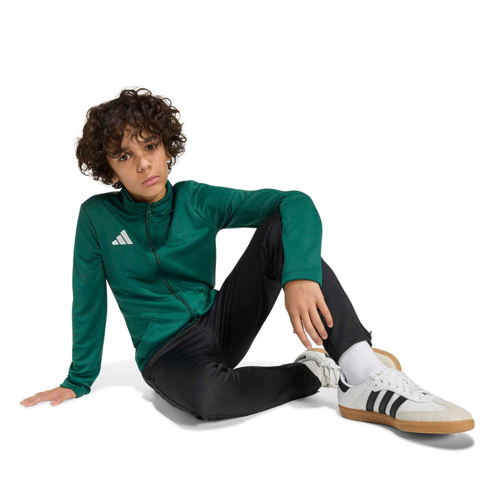 adidas Entrada 26 Tk Jkty - drkgrn/white