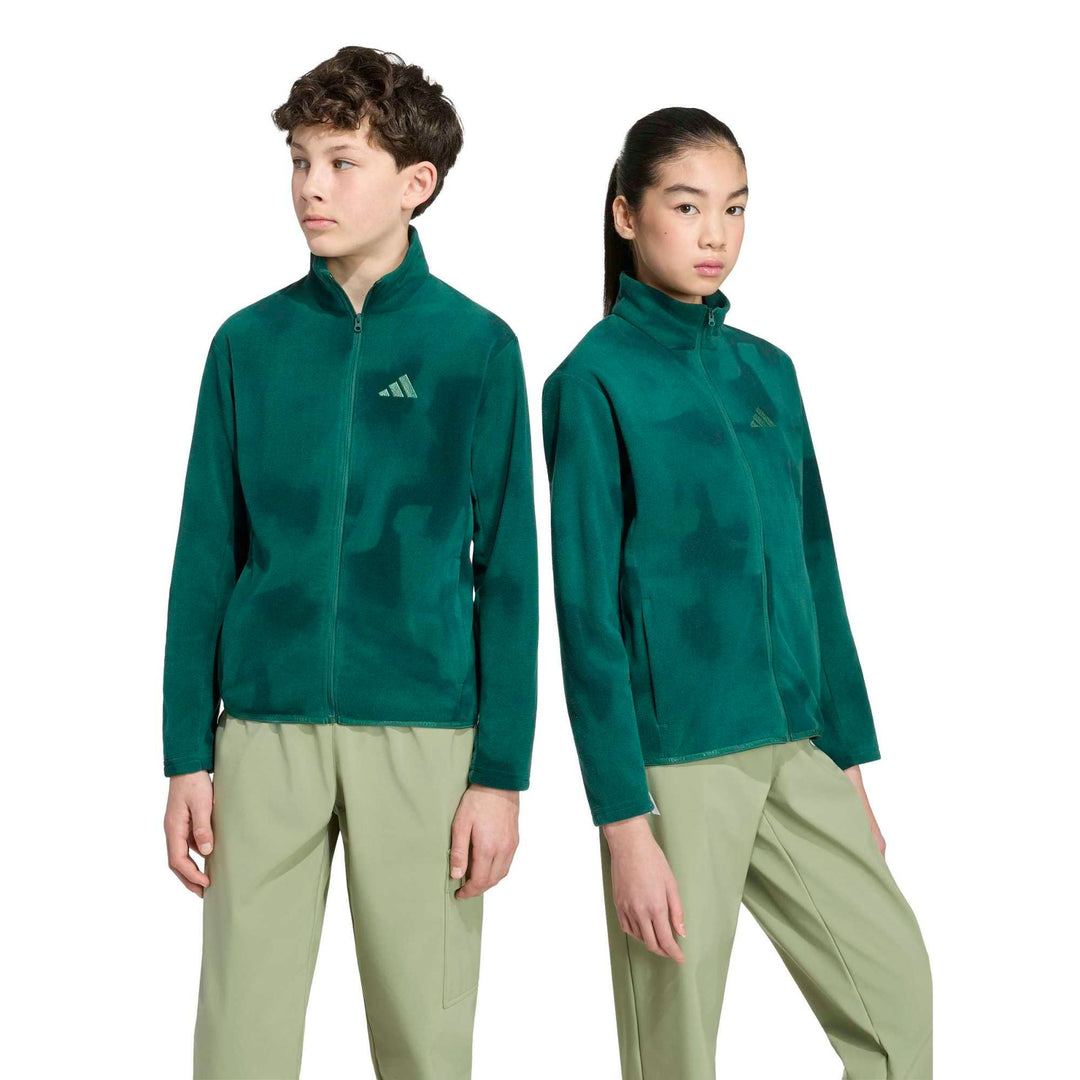 adidas K Mt Aop Fz Fle - cgreen