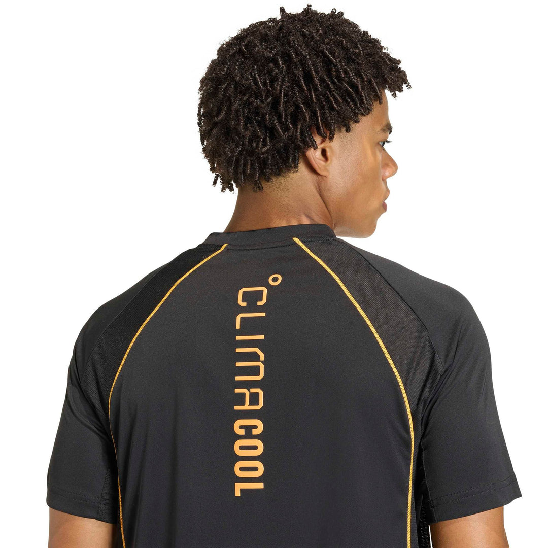 adidas Tech App Tee - black/luta/refsil