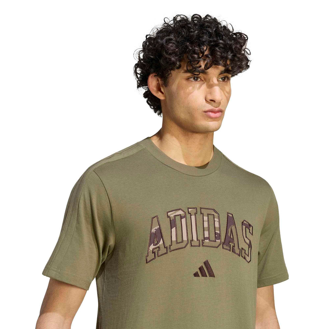 adidas M Camo Print Te - olistr/multco